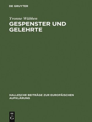 cover image of Gespenster und Gelehrte